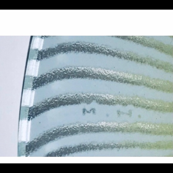 New Maurice Heaton Large Art Glass Plate - Picture 3 of 16